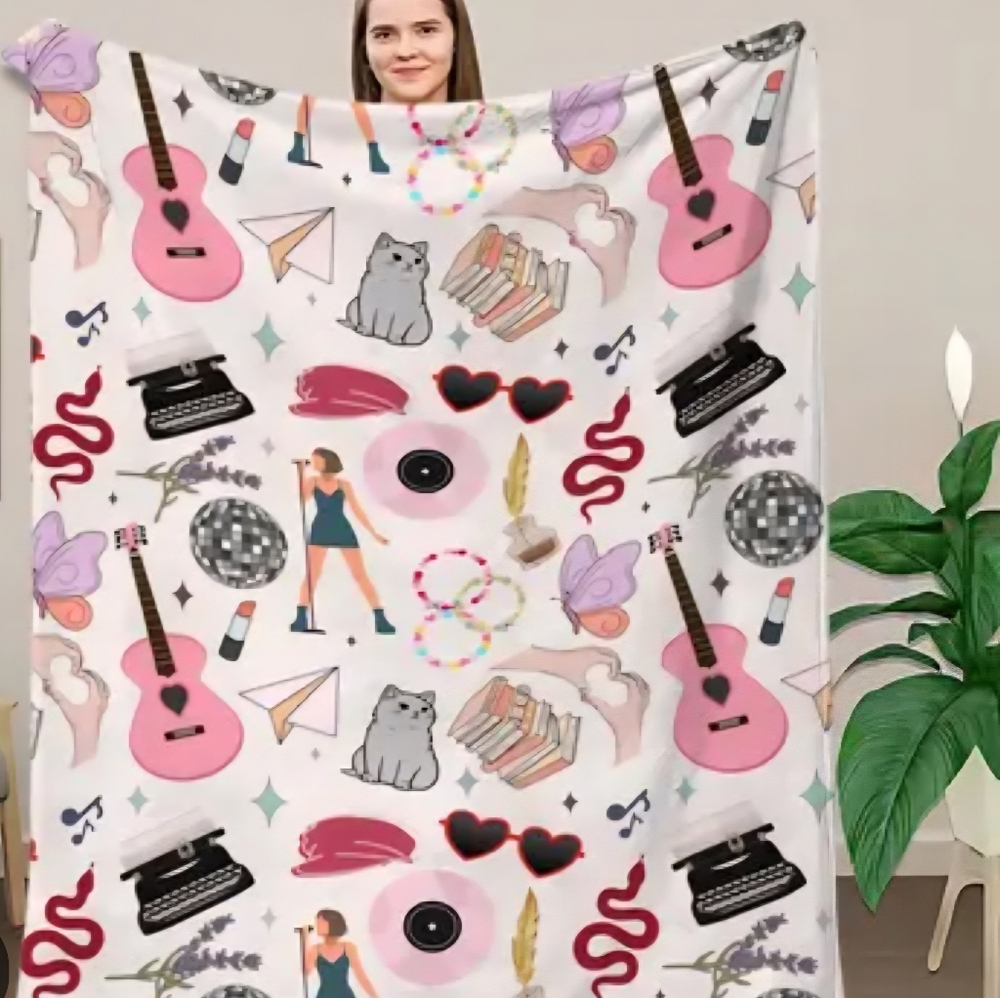Colorful Patterned Throw - Picture 2 of 4